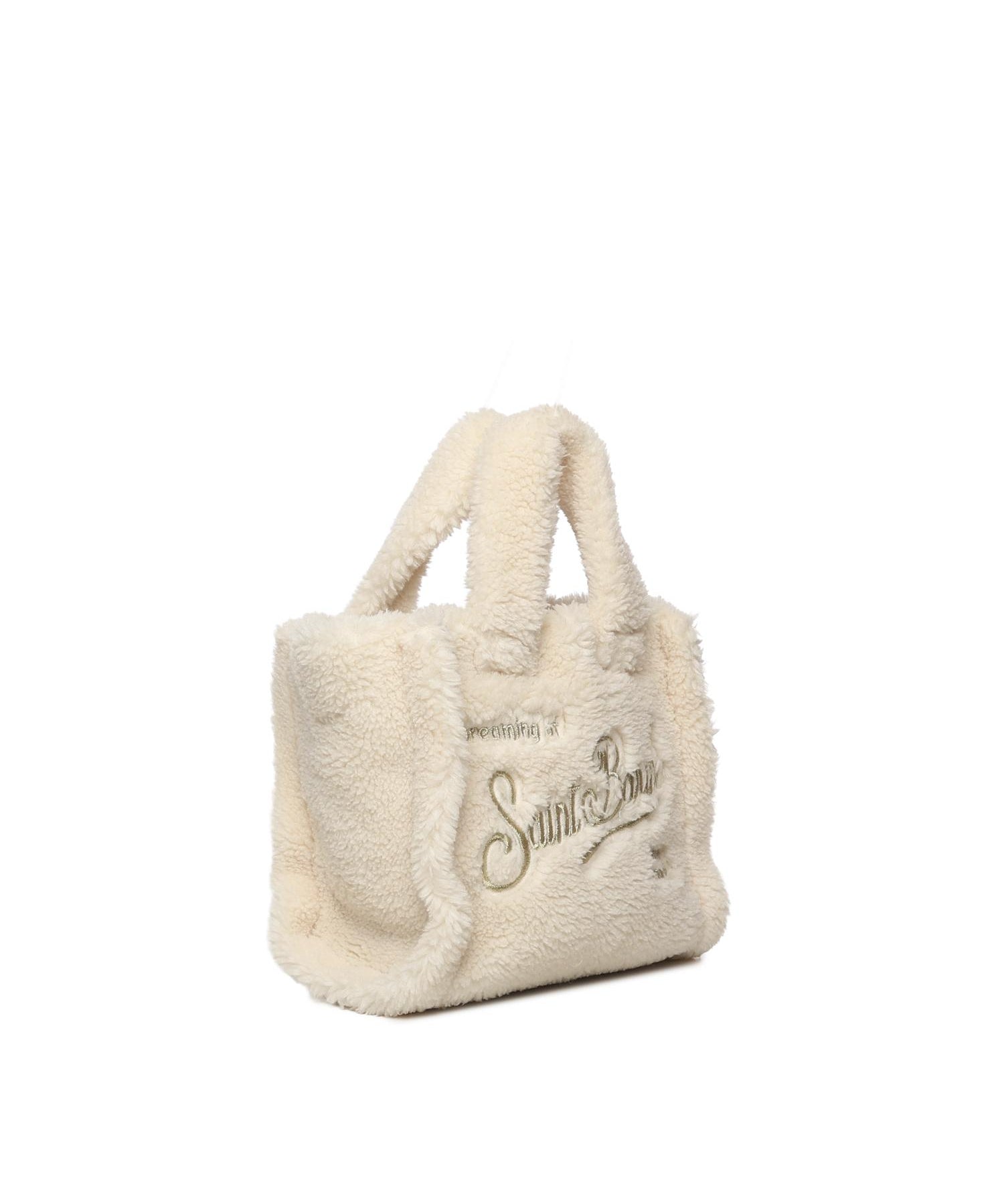 Mini bag Vanity teddy con logo VAMI029 01346I MC2 SAINT BARTH 