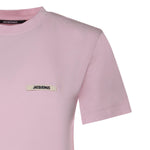 T-shirt in cotone con logo TSW00550AJ00029 431 JACQUEMUS 