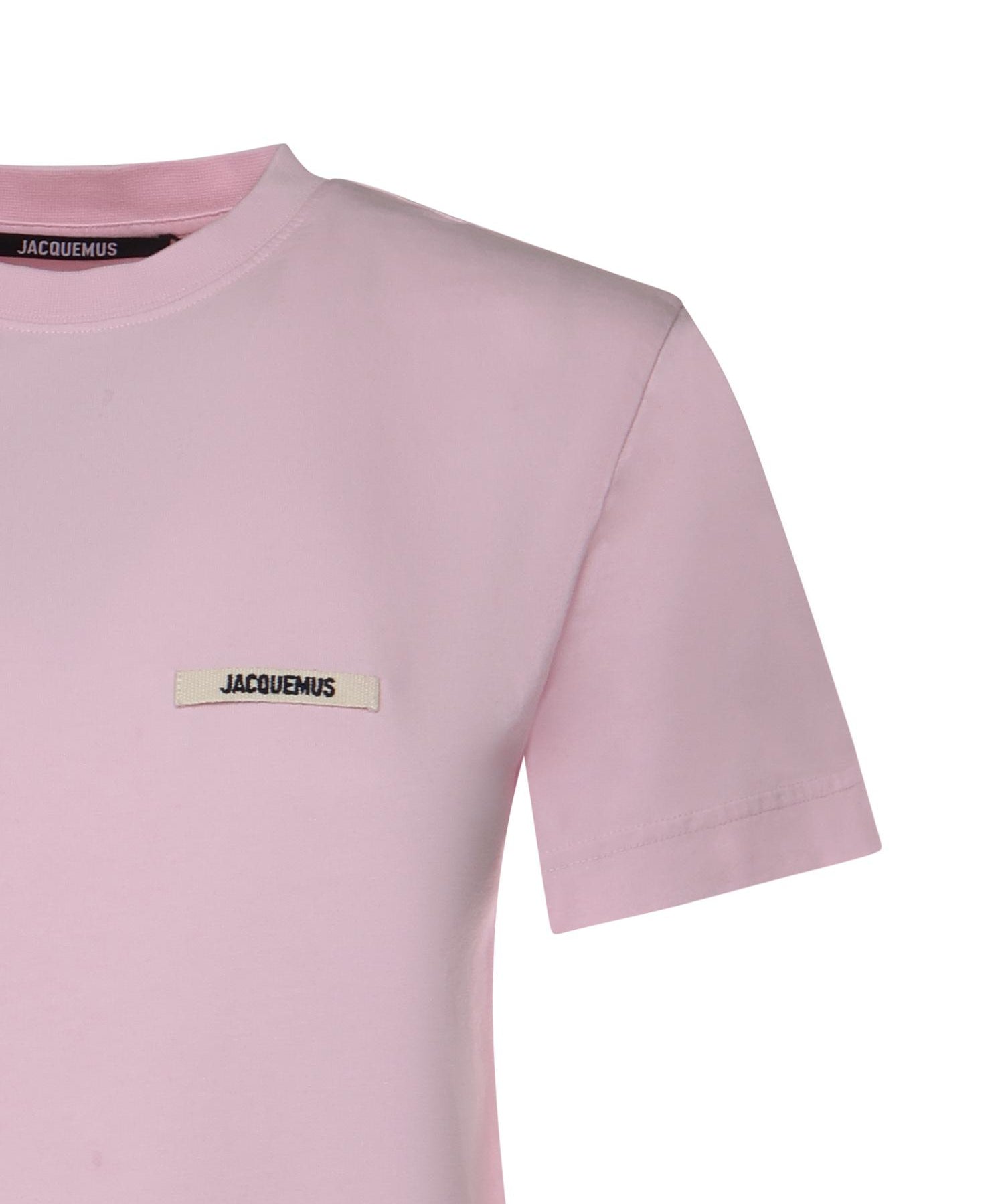 T-shirt in cotone con logo TSW00550AJ00029 431 JACQUEMUS 