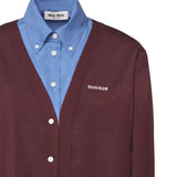 Camicia In Cashmere E Popeline MK1962 17HJF041F MIU MIU 