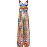 Abito in seta con stampa carretto F6J8BT GDS13HH96D DOLCE & GABBANA 