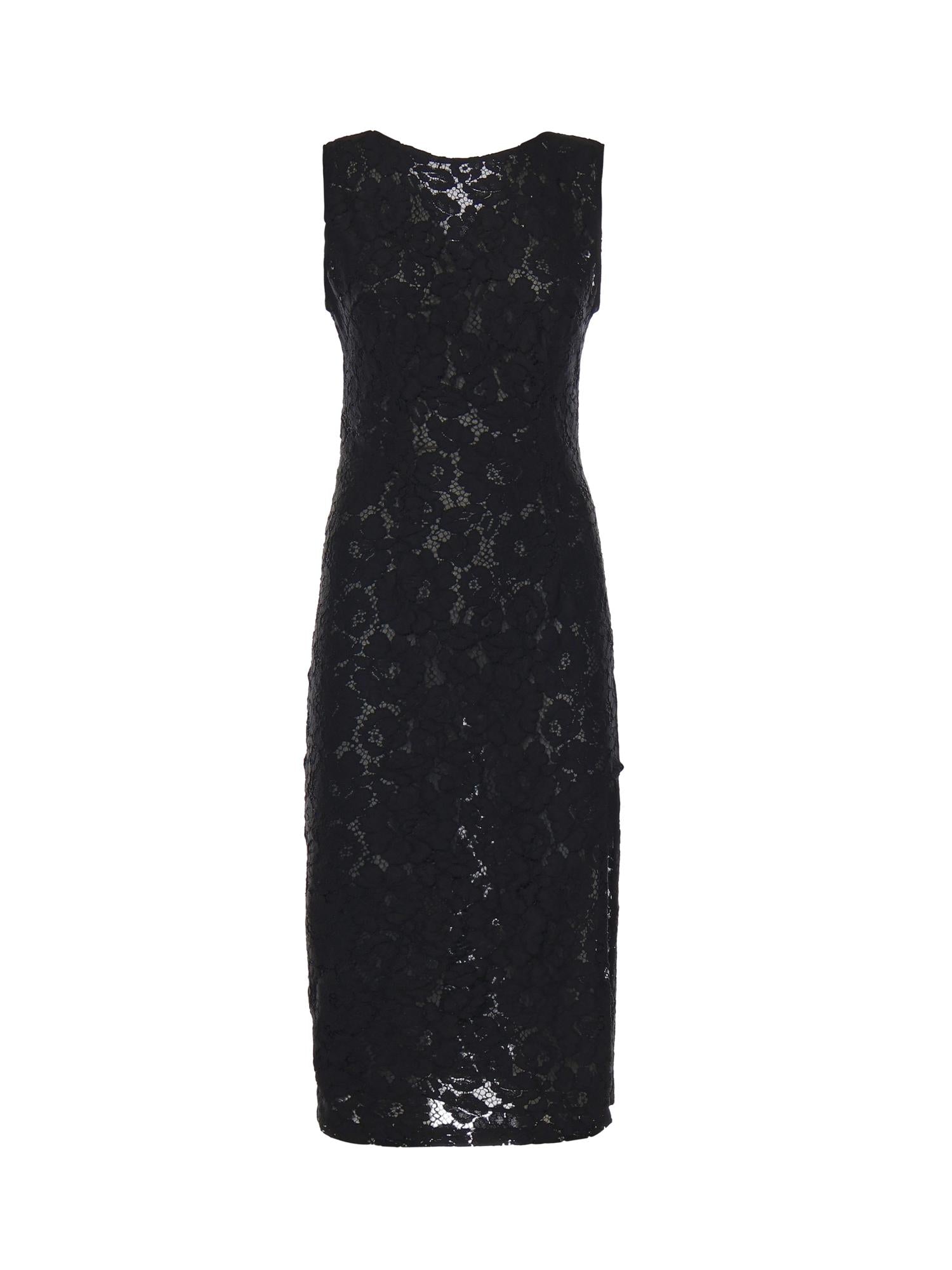 Abito in pizzo floreale 106588 A330Z99 PINKO 