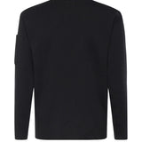 Maglione in cotone con logo 20CMKN097A11 0560A999 C.P. COMPANY 