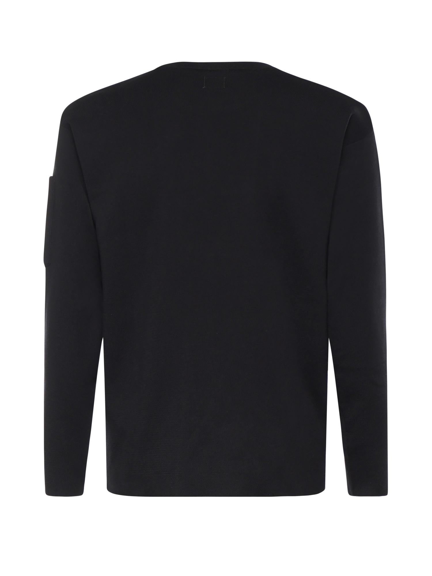 Maglione in cotone con logo 20CMKN097A11 0560A999 C.P. COMPANY 