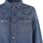 Camicia in denim Studshirt 2V3DB94J 93B558 VALENTINO GARAVANI 