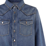 Camicia in denim Studshirt 2V3DB94J 93B558 VALENTINO GARAVANI 