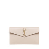 Pochette Uptown in pelle goffrata grain de poudre<BR/> 565739 1GF0J2721 SAINT LAURENT 
