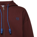 Felpa con cappuccio e zip in cotone H526Y25X87 7110 LOEWE 