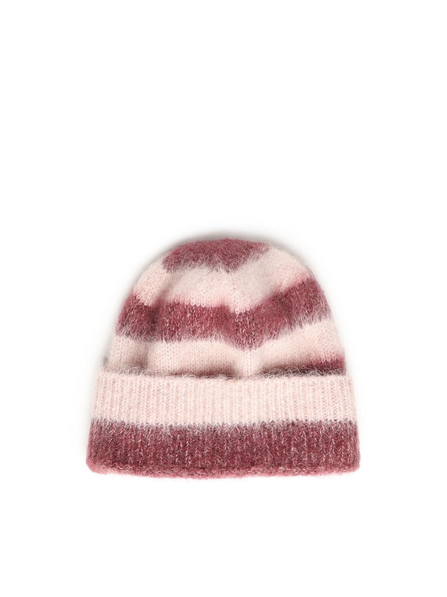 Cappello in mohair con logo 5HC378 2CVEF04BG MIU MIU 
