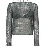 Maglia a rete con bikini 104749 A2FBSSZ PINKO 