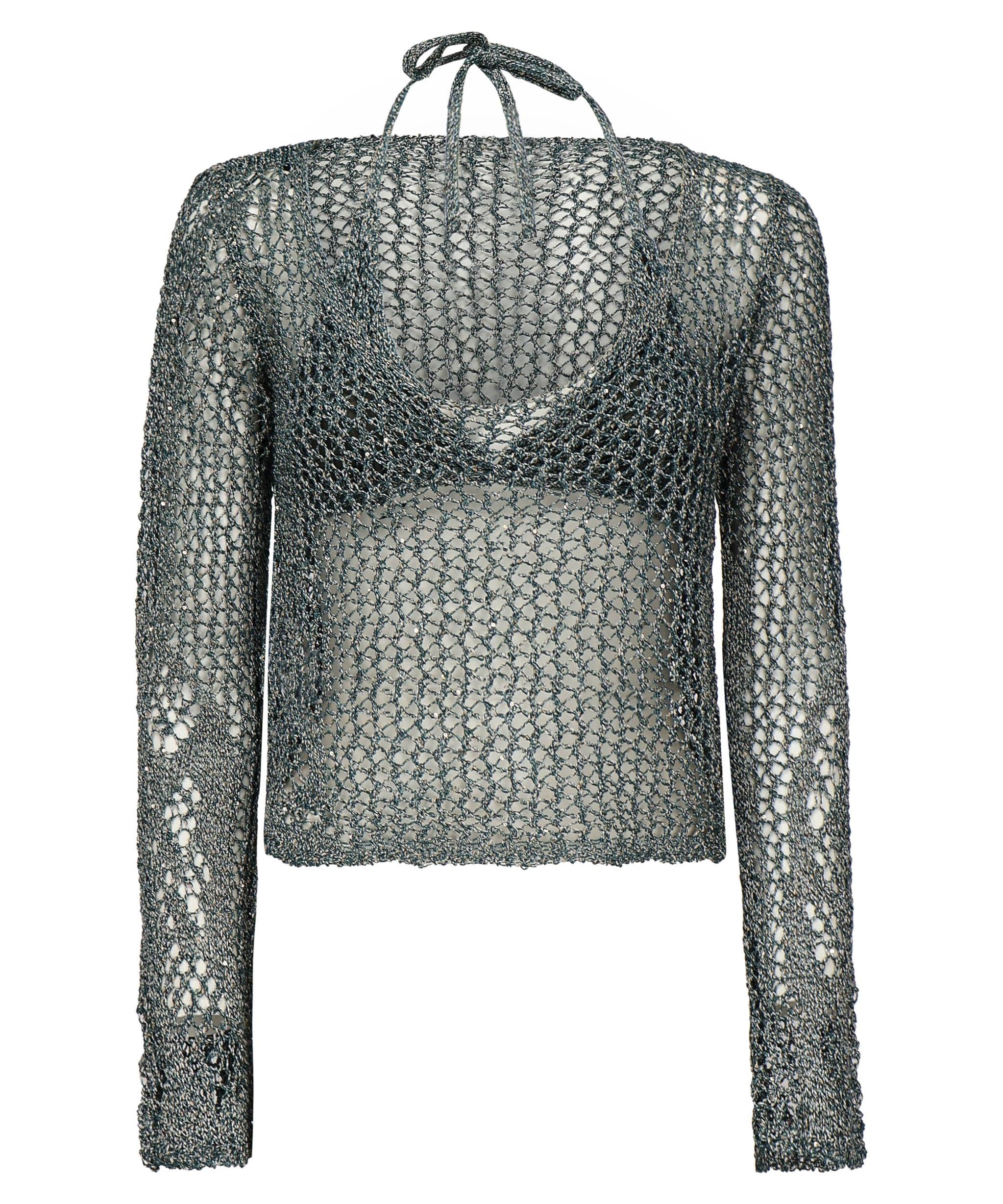Maglia a rete con bikini 104749 A2FBSSZ PINKO 
