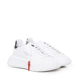 Sneakers Nemesis in nappa con lacci cerati NEMESIS2 PYTHONWHITE GIULIANO GALIANO 