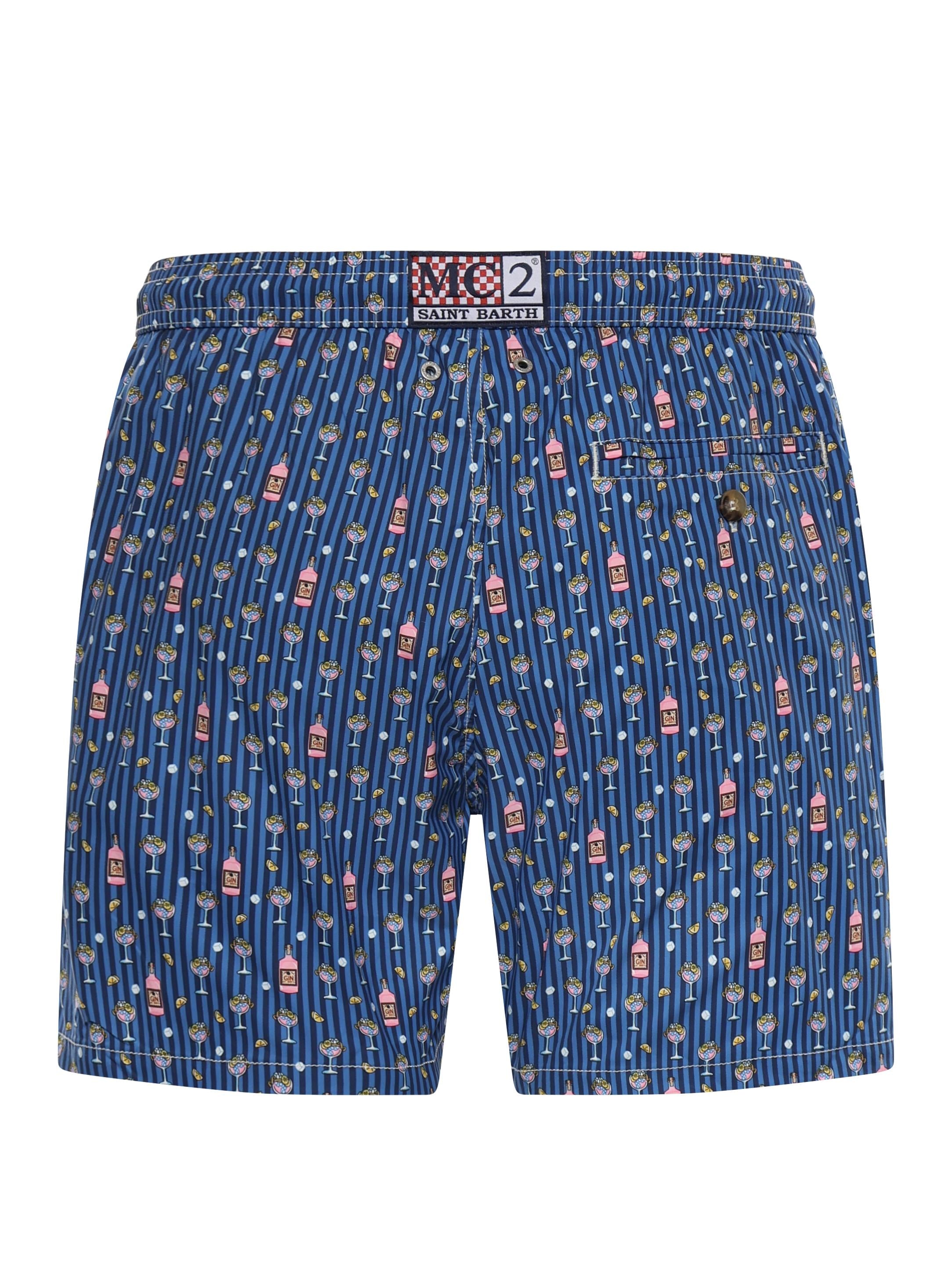 Costume da bagno con stampa LIG0016 00229L MC2 SAINT BARTH 