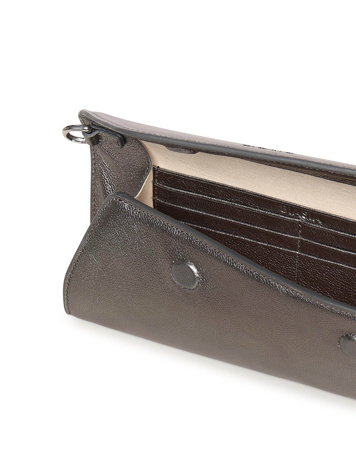Clutch con logo in pelle BIBP9PE01M 083 BIASIA 