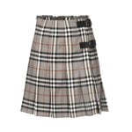 Mini kilt in lana Check<BR/> 8113042 C3142 BURBERRY 