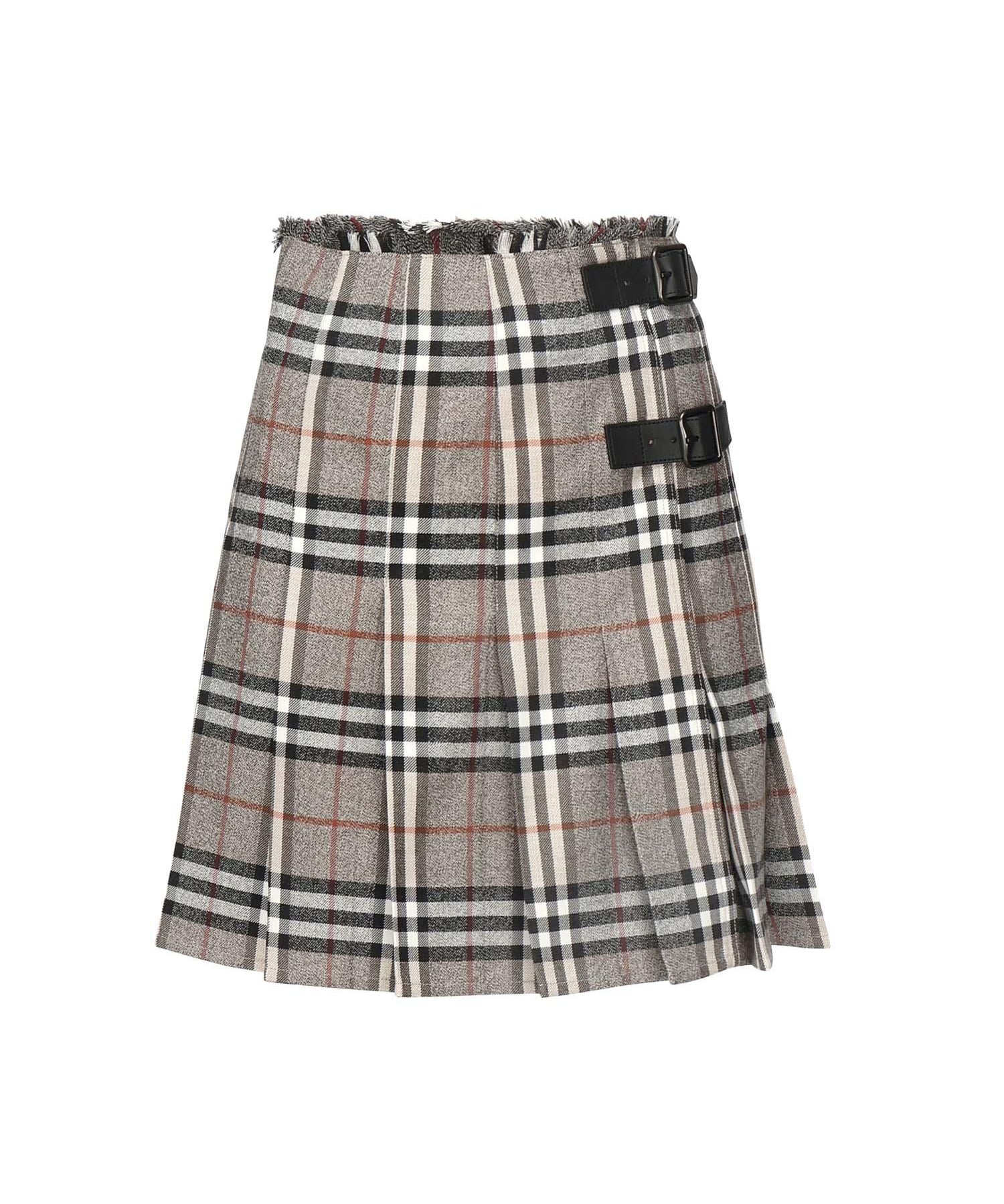 Mini kilt in lana Check<BR/> 8113042 C3142 BURBERRY 
