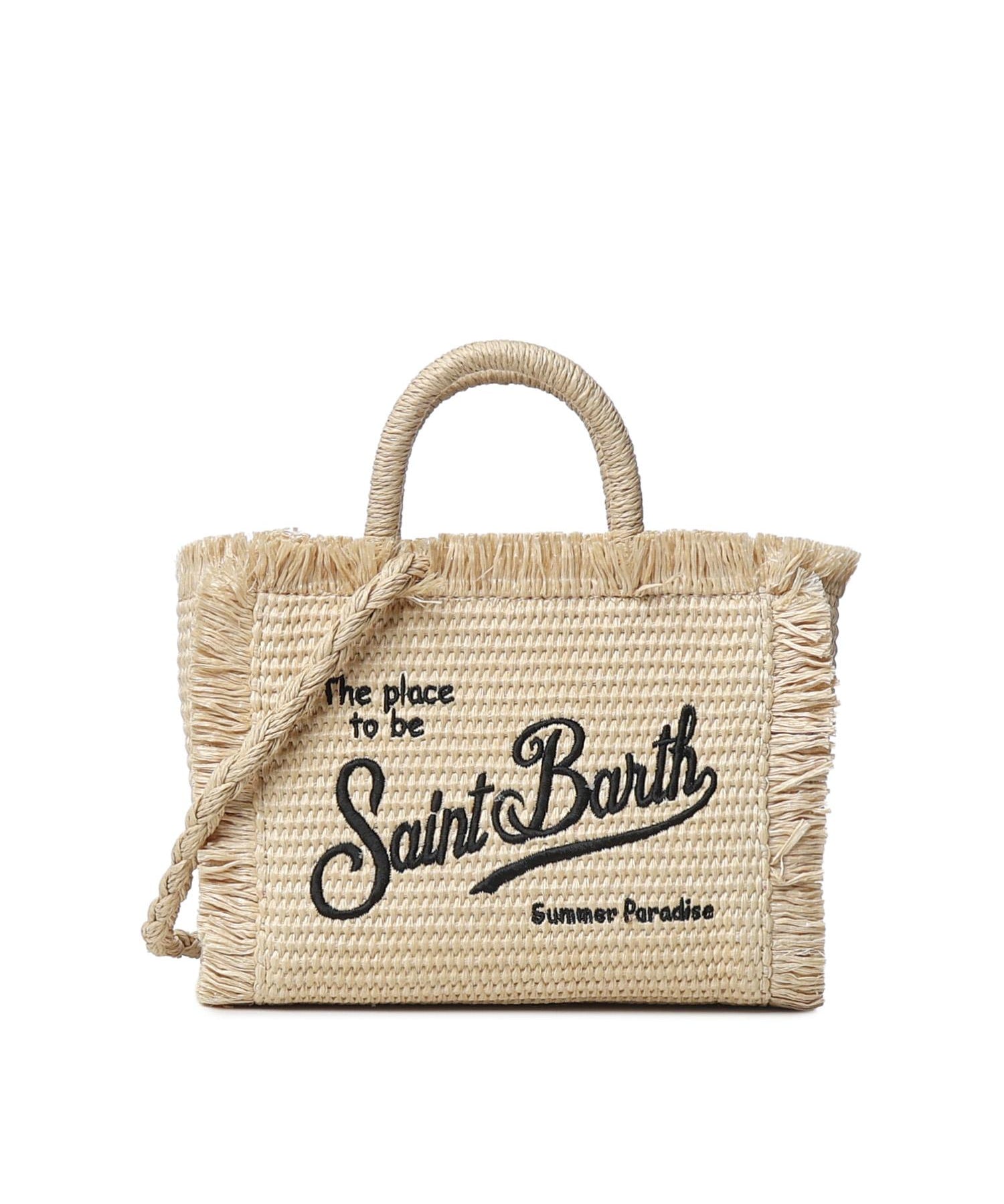 Borsa Vanity micro effetto paglia <BR/> VAMI009 00421L MC2 SAINT BARTH 