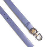 Cintura in pelle con fibbia Gancio e cristalli 23B727 754874014 FERRAGAMO 