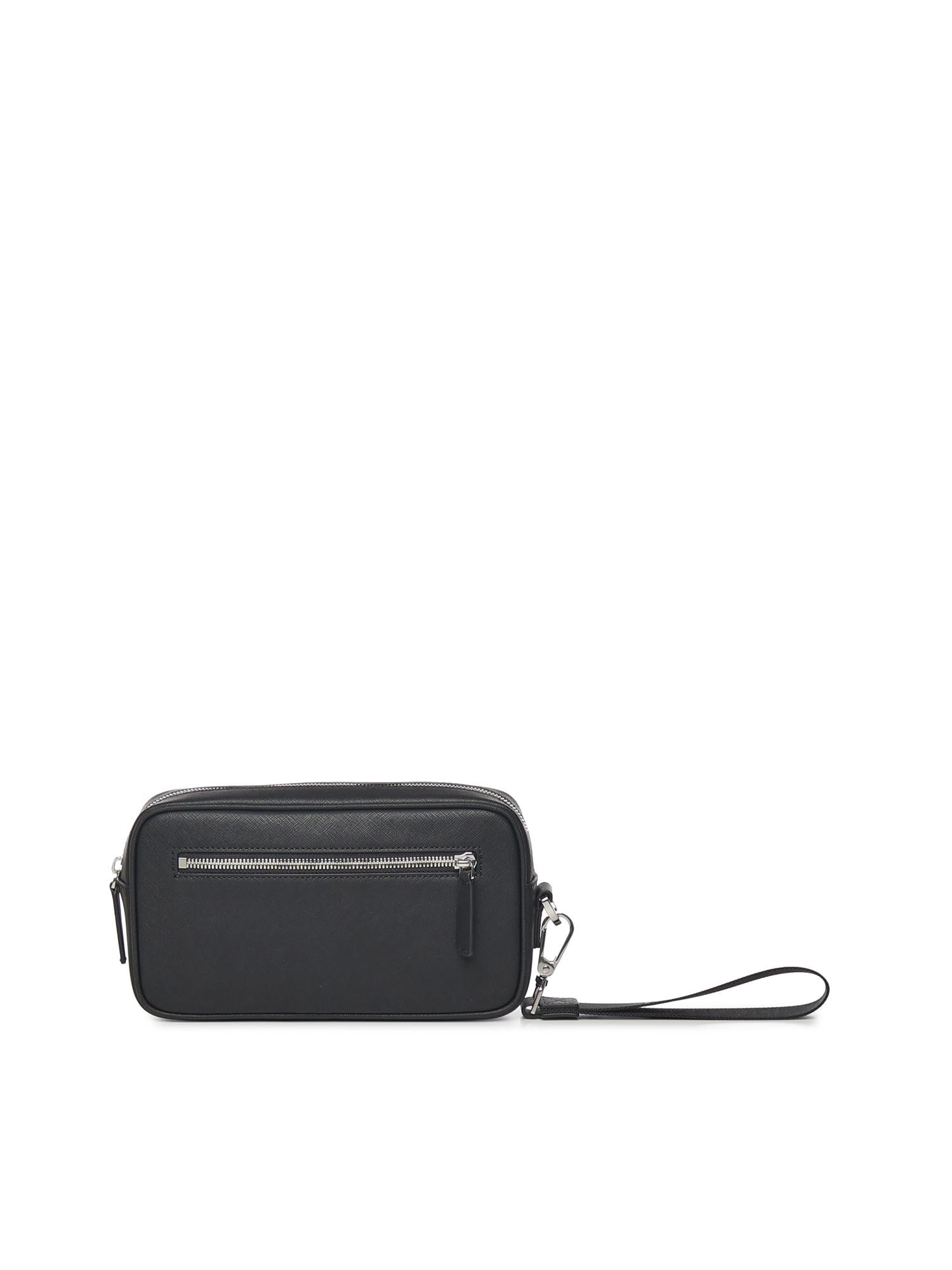 Beauty case in pelle con logo Y4R356 Y138E81072 EMPORIO ARMANI 