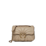 Mini borsa Love Bag Puff Butterfly a tracolla in nappa 100039 A1EXC50Q PINKO 