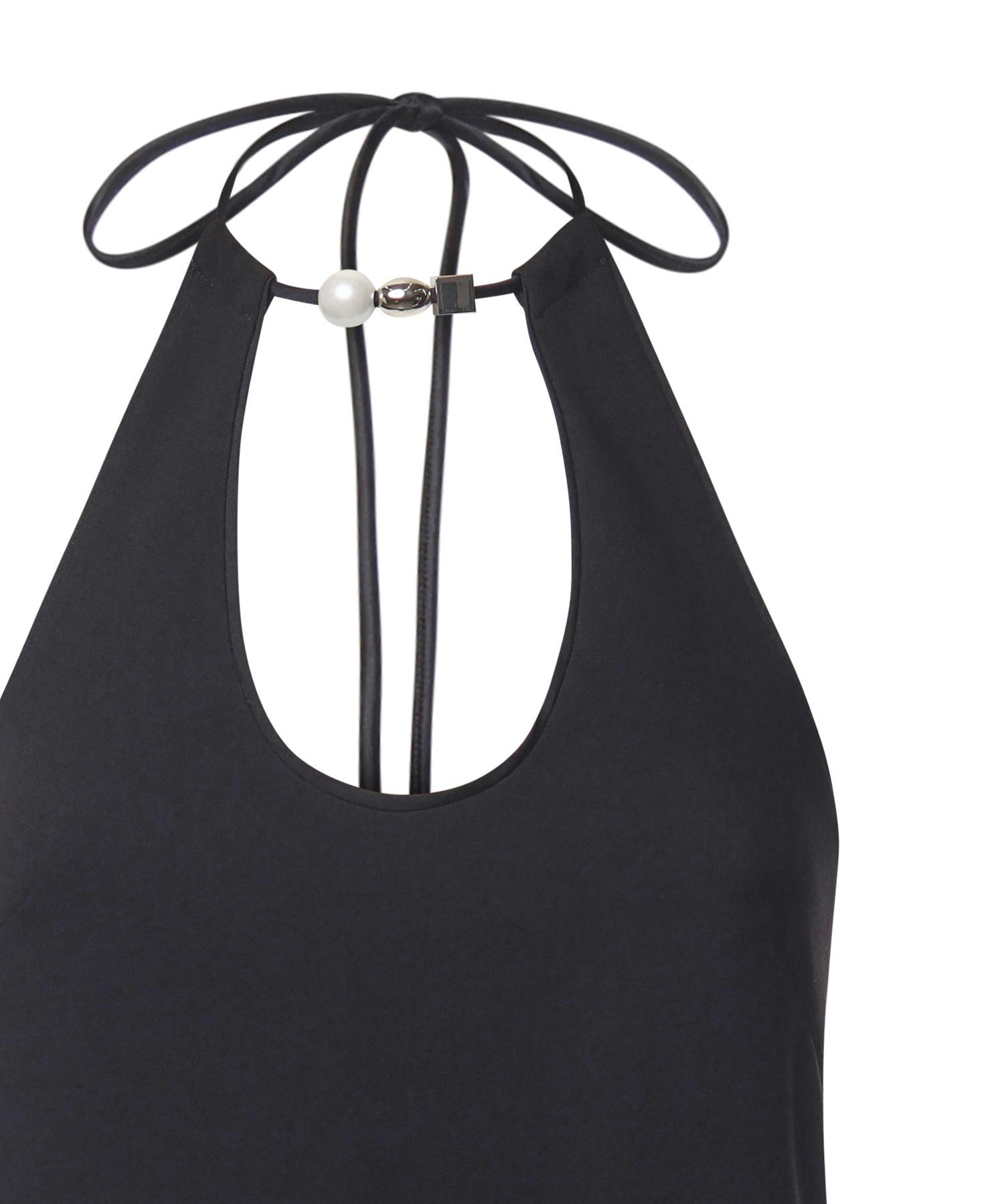 Abito corto con dettaglio gioiello 105602 A2R9Z99 PINKO 