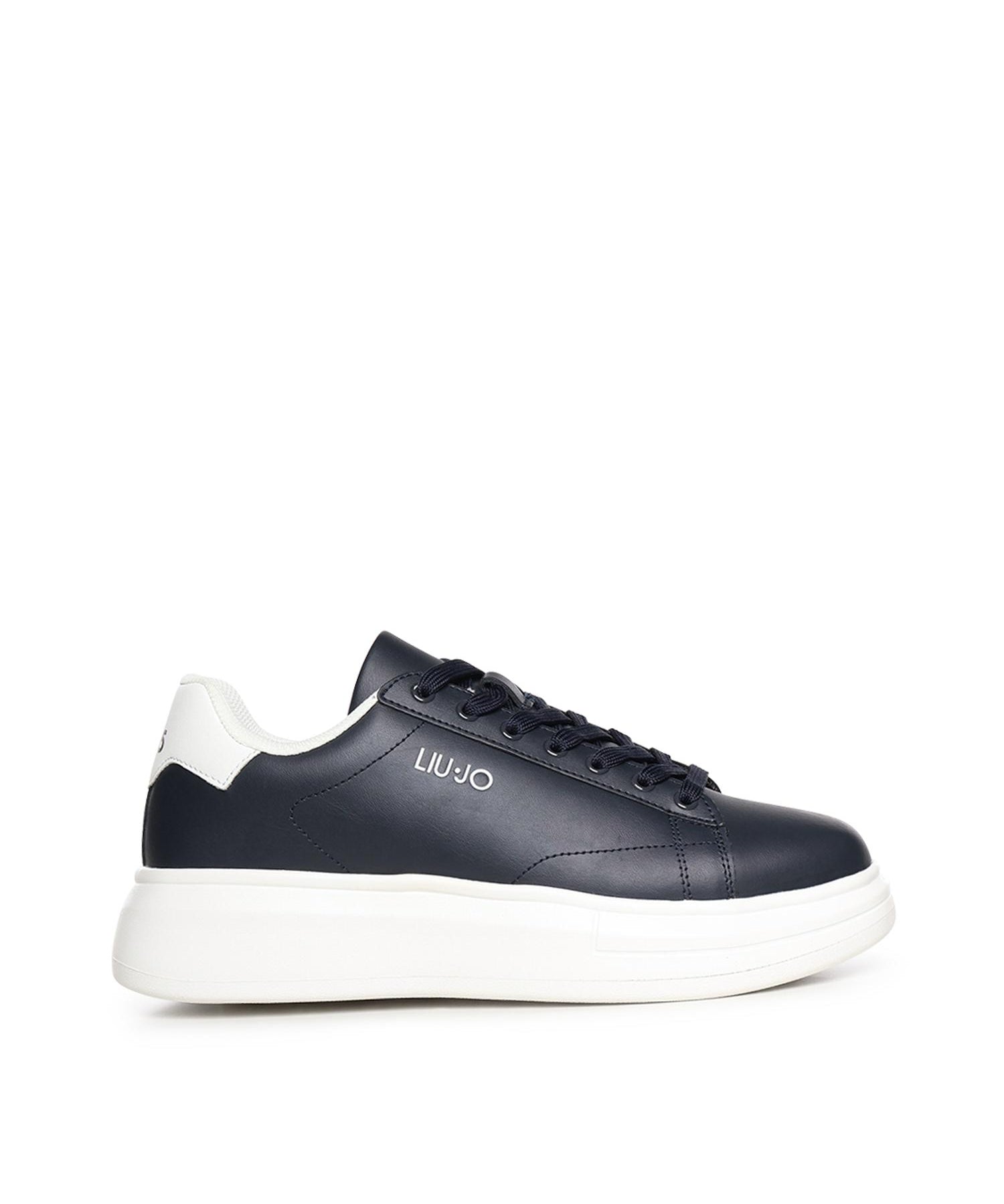 Sneakers platform con logo<BR/> 7B4027PX474 S3342 LIU JO 