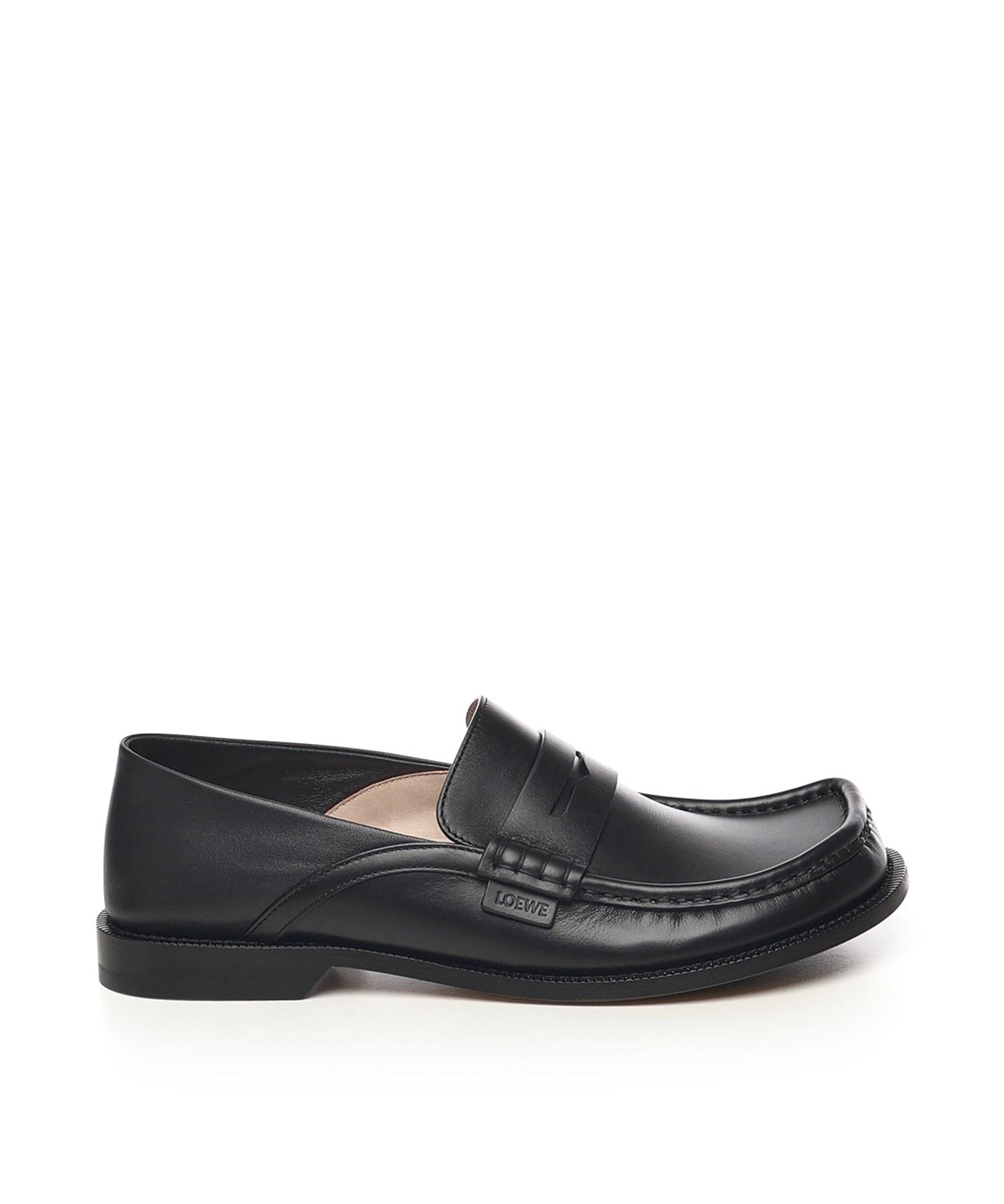Mocassini Campo Flap Back in pelle di vitello M816290X47 1100 LOEWE 