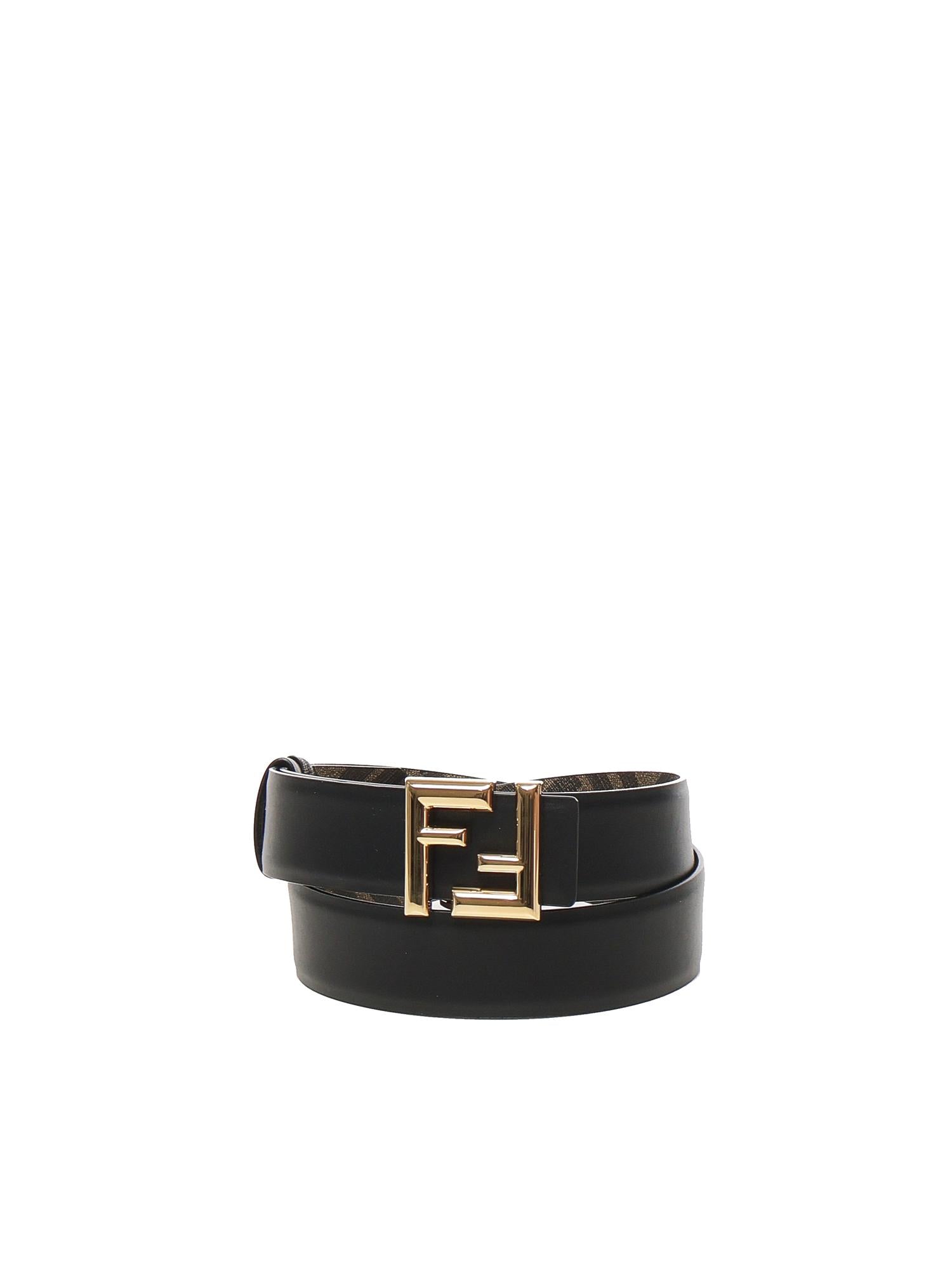 Cintura FF Rounded in pelle 7C0488 AFF2F1A94 FENDI 