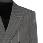 Giacca gessata in lana leggera 862216 V6E001532 BOTTEGA VENETA 