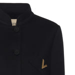Cappotto in compact drap 7B3CA7T0 6JA0NO VALENTINO GARAVANI 