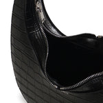 Borsa a spalla Croco Swipe in pelle COPBA01F6075 BLK COPERNI 