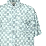 Camicia cropped Acquerello<BR/> SH002004 BLUCLR BONSAI 