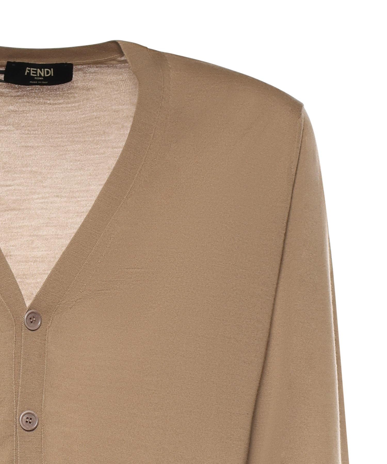 Cardigan in lana leggera FZC491 AR88F0TZ8 FENDI 