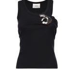 Tank top Emoji in cotone COPT41510 BLACK COPERNI 