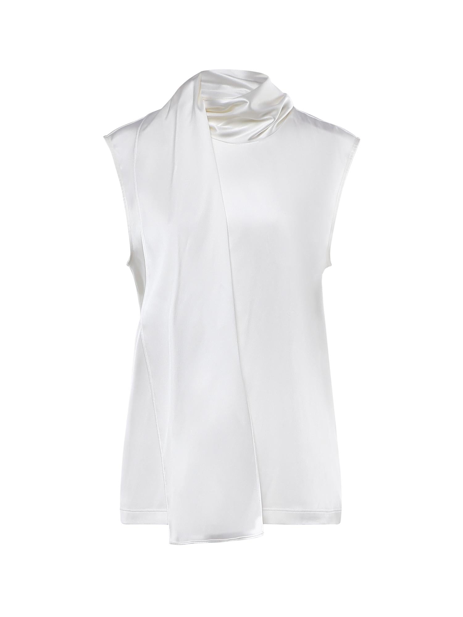 Top in satin di seta 871259 V6KR09000 BOTTEGA VENETA 