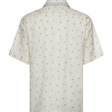 Camicia da bowling in lino e cotone M75CAMK09TES0M217 01 ELEVENTY 