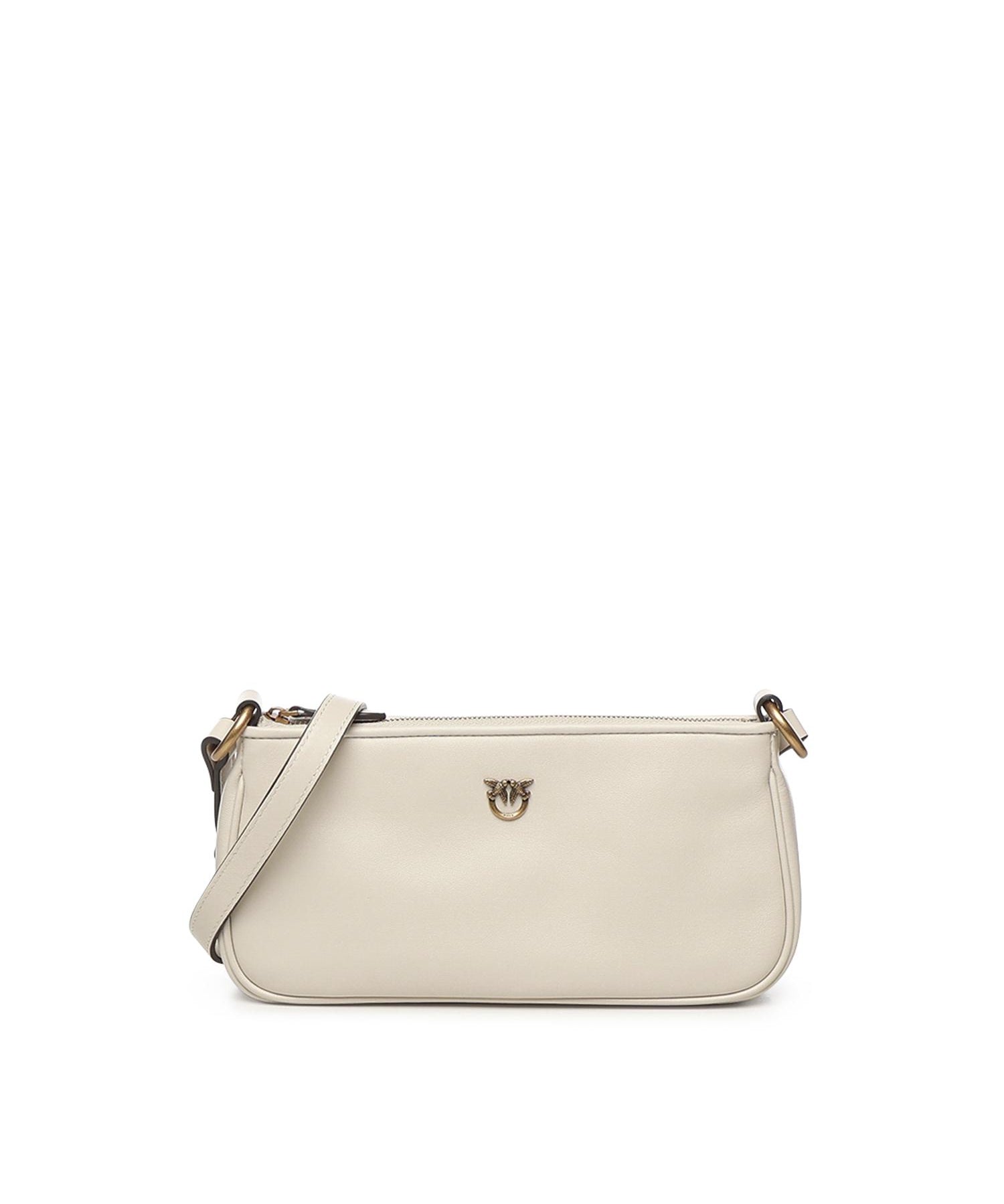 Borsa a tracolla Mini Half Moon Horizontal in pelle 105069 A0QOZ14Q PINKO 