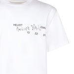 T-shirt Fulgens PREAW25M09141 WHT02 HELIOT EMIL 