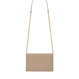 Pochette Envelope con catena Cassandre in pelle grain de poudre 857605 BOW012721 SAINT LAURENT 