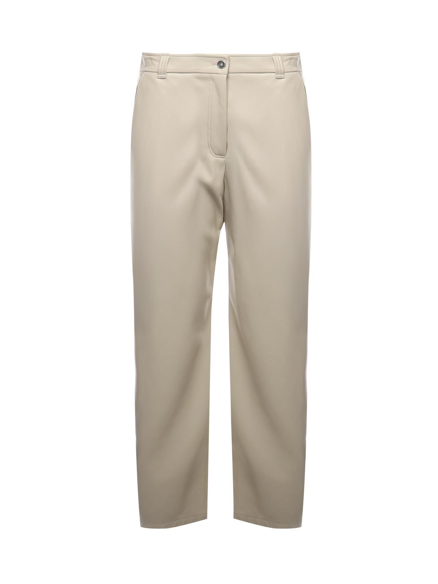 Pantaloni balloon effetto pelle soft touch 105371 A2P4C03 PINKO 