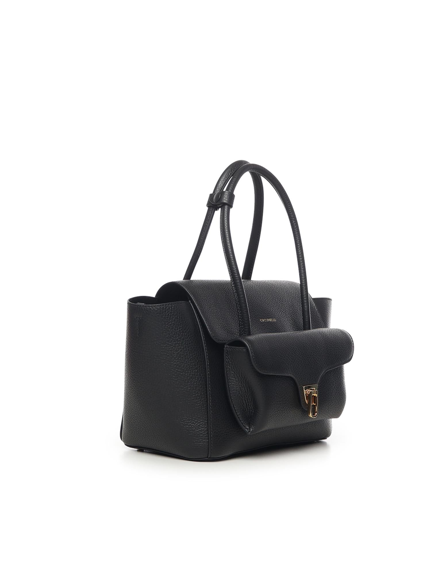 Borsa Double Beat Medium in pelle E1T8A180201 001 COCCINELLE 