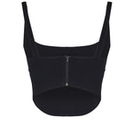 Top Corset con scollo tondo CORSET -BLUE THE ARCHIVIA 