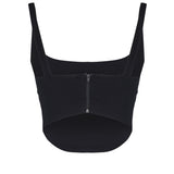 Top Corset con scollo tondo CORSET -BLUE THE ARCHIVIA 