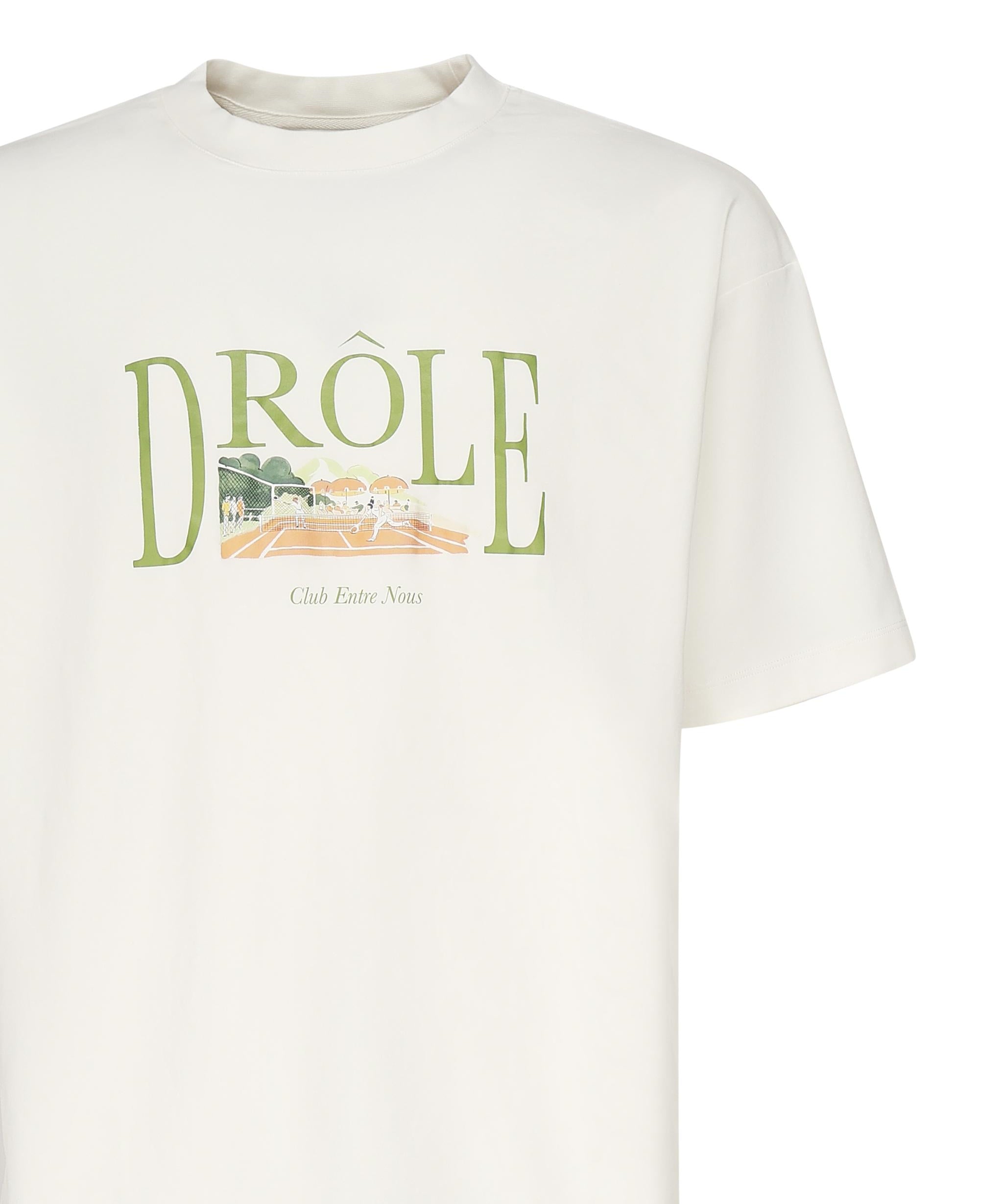 T-shirt Tennis Court<BR/> TS246CO002 OW Drôle de Monsieur 