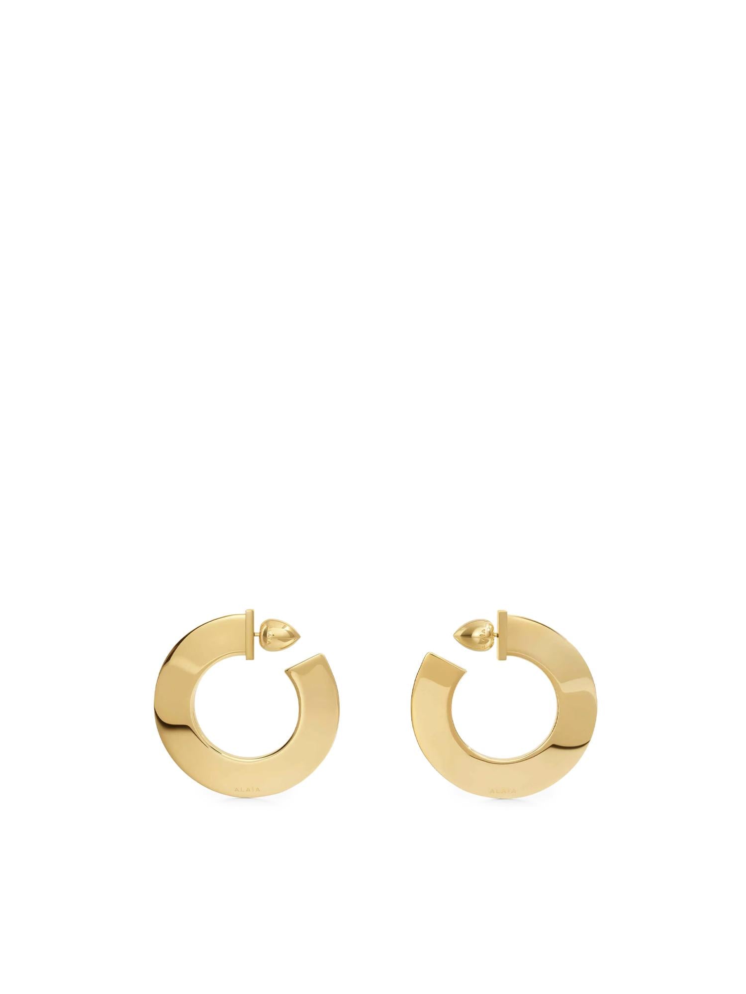 Orecchini Blade Hoop Small AAJE1019E006 220 ALAIA 