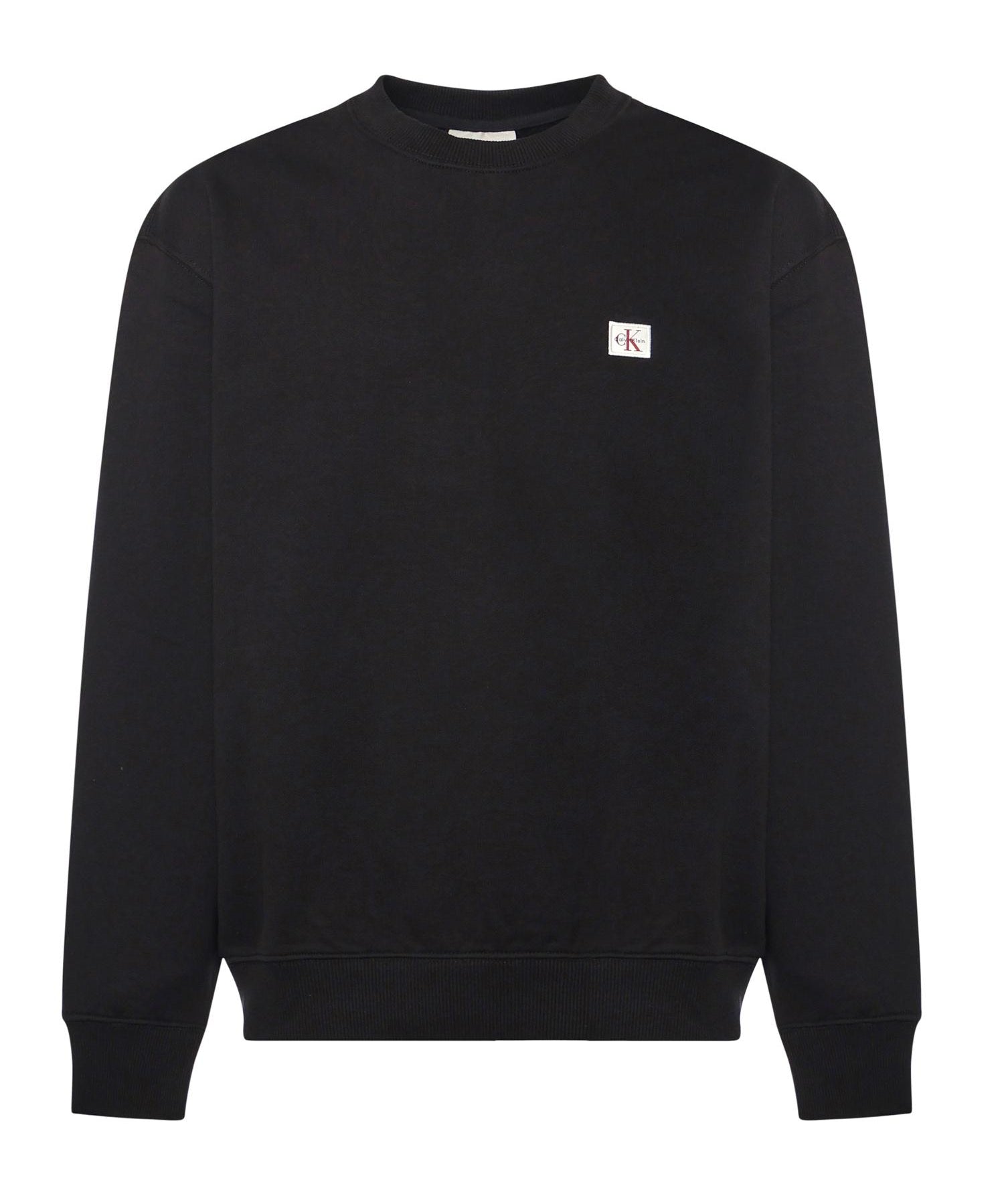 Felpa in spugna monologo con logo LV04RC273G UB1 CALVIN KLEIN 