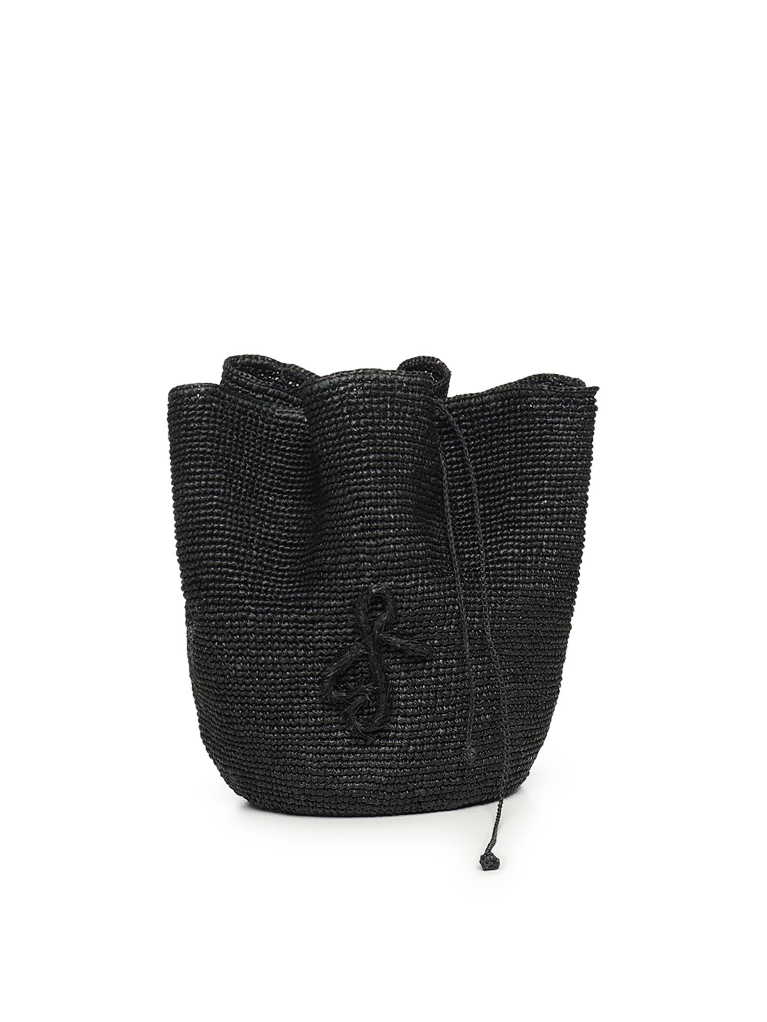 Borsa a spalla reversibile HatBag in rafia BBCT033SS26  RUSLAN BAGINSKIY 