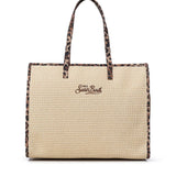 Borsa Vivian Straw effetto raffia con logo VIV0007 00369L MC2 SAINT BARTH 
