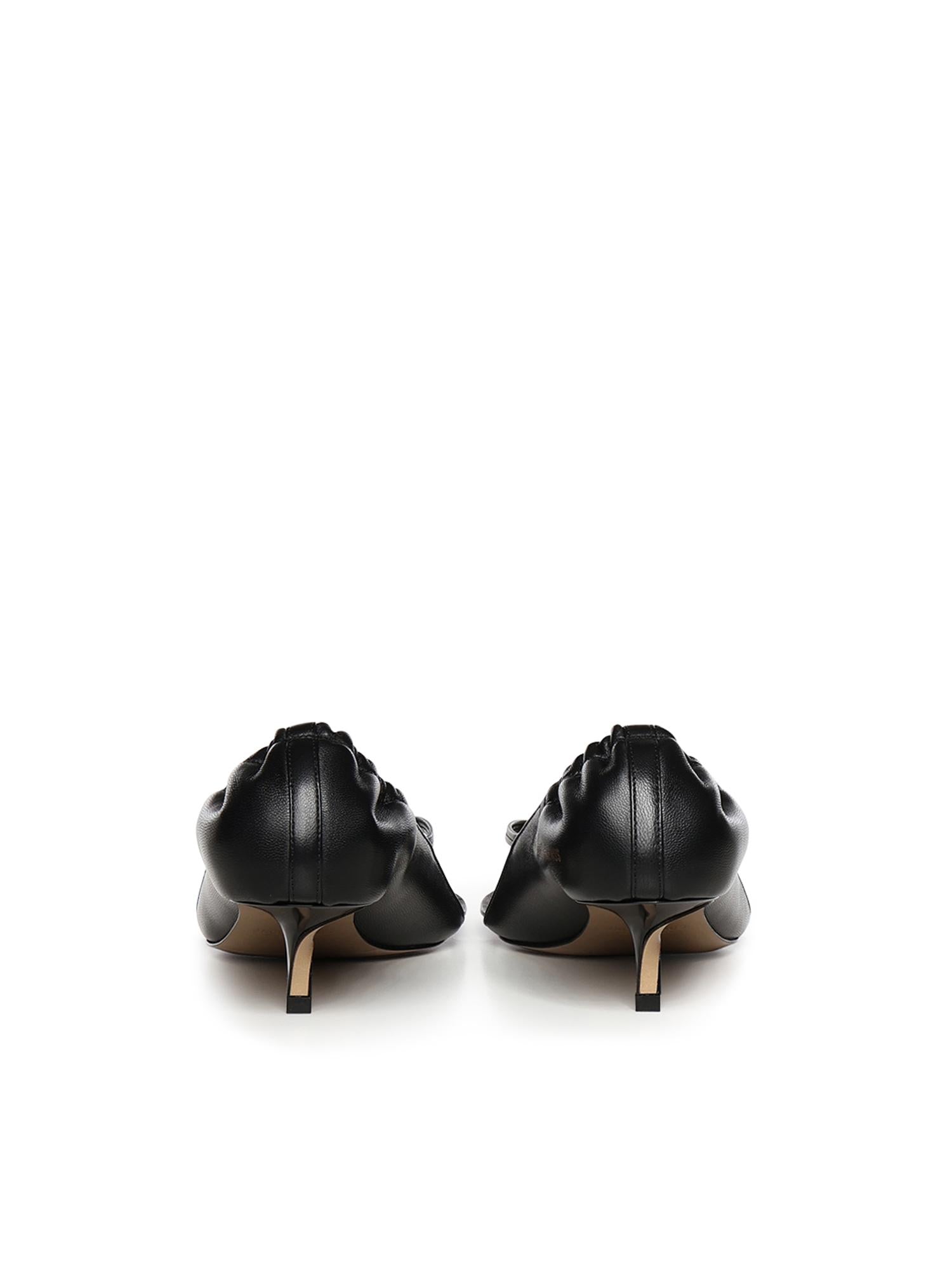 Sandali infradito con tacco in nappa FOW00204AC27L26 990 JACQUEMUS 