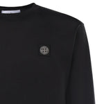 T-shirt a manica lunga con patch Compass in jersey di cotone L1S152100031 S0013V0029 STONE ISLAND 
